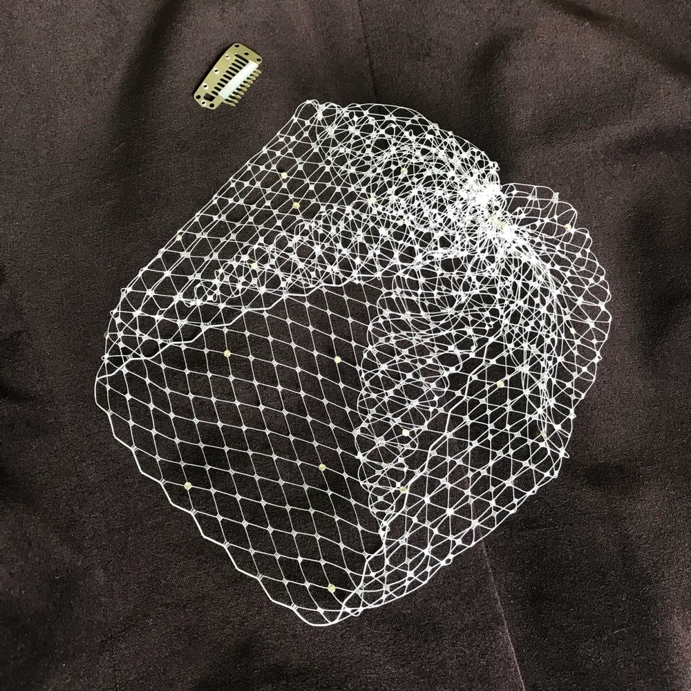 ❤️NWT Swarovski Crystal Birdcage Veil❤️